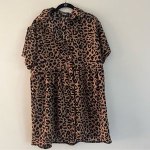 Missguided Leopard Print Dress
